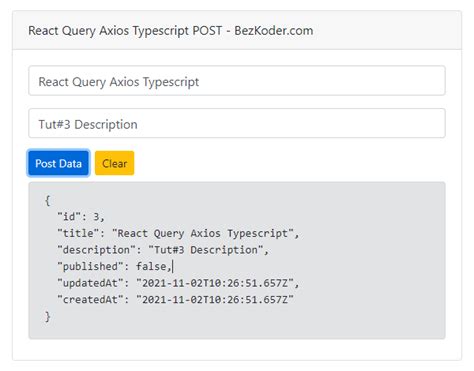 axios post example typescript