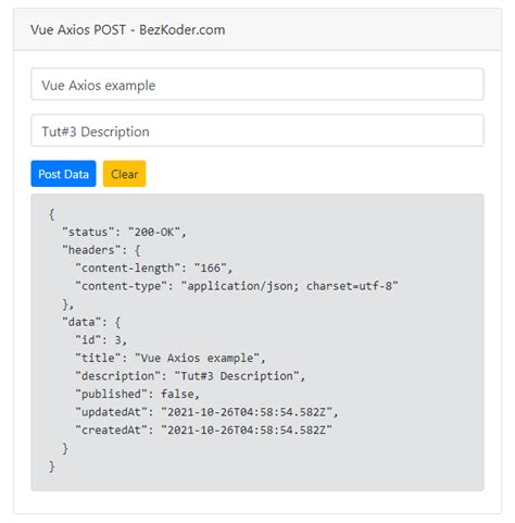 axios post example vue