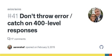 Axios Throw Error In Catch