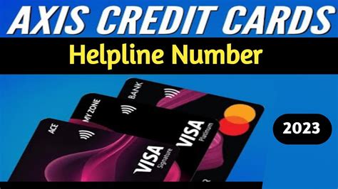 axis bank credit card helpline number india