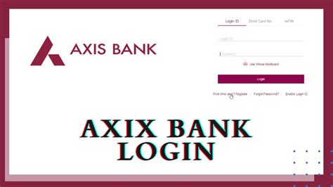 axis bank login details