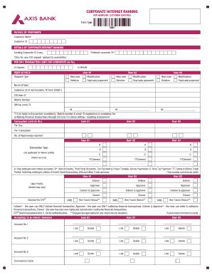 axis bank smart forms