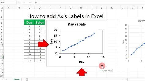 Axis Labels Excel Scatter Plot