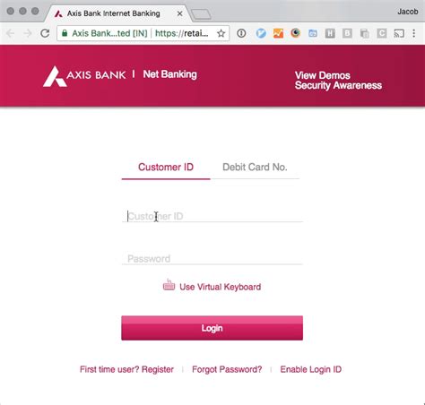 Axis Net Banking Not Working Today