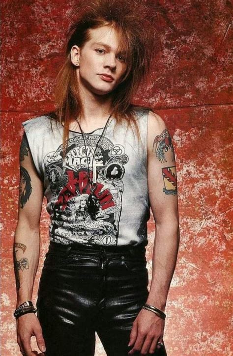 axl rose images 80s