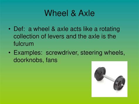 Axle Definition Dictionary