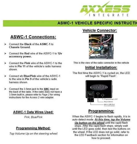 Aswc1 Wiring Diagram