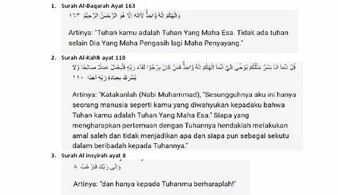 Hadis tentang Keesaan Allah - Rajin Doa