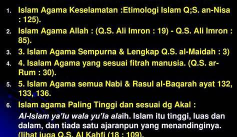 Islam Agama Sempurna dan Diridhai Tuhan - Brosur Islam
