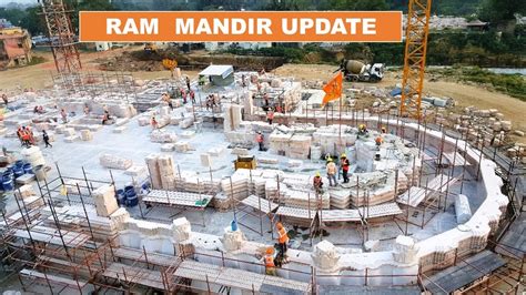 ayodhya ram mandir construction video