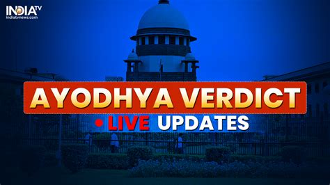 ayodhya verdict update