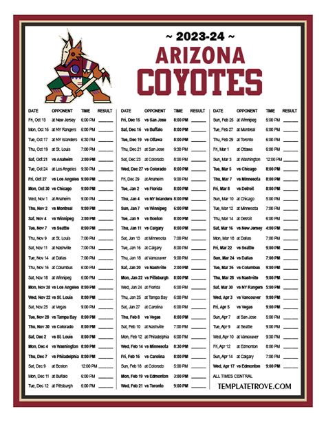 az coyotes schedule pdf