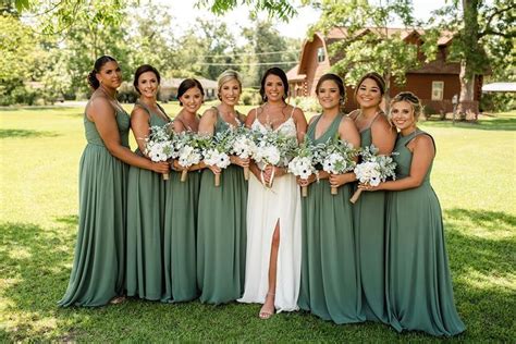 azazie dresses wedding party photos