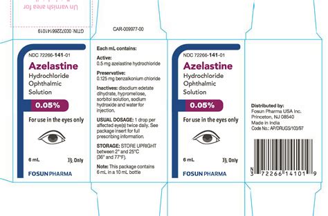 azelastine eye drops directions