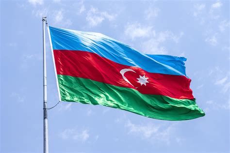 azerbaijan flagga