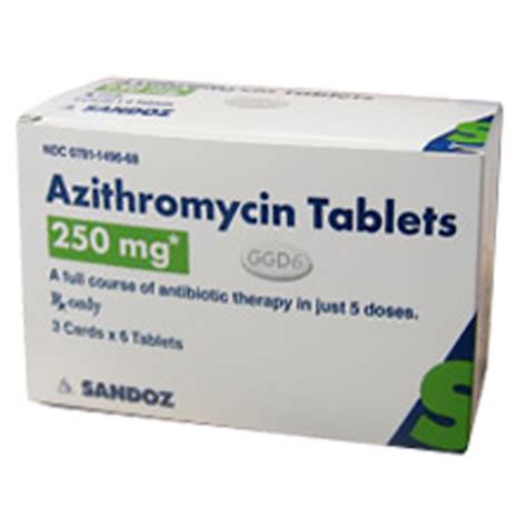 azithromycin 250mg tablets 6 pak
