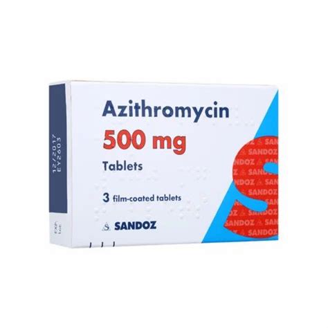 azitromycin sandoz 500 mg