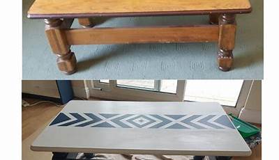 Aztec Painted Coffee Table