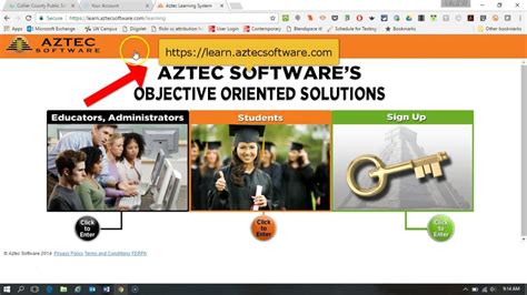 aztec learning system login - aztec software