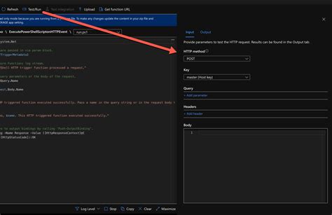 azure Where to find the App Service Logs for a Http Trigger Function