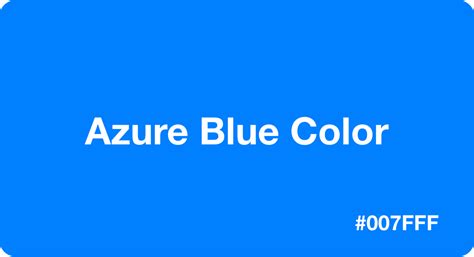 azure blue colour code