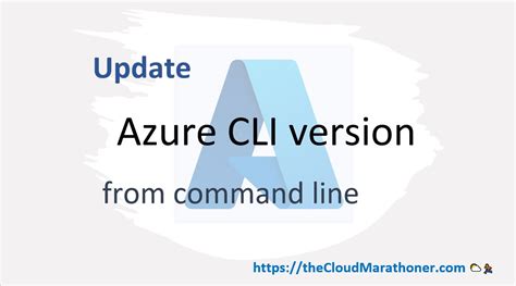 azure cli update command