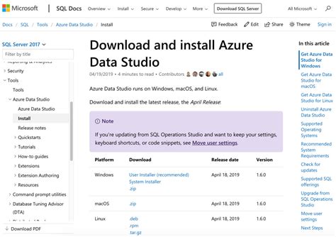 azure data studio mac download