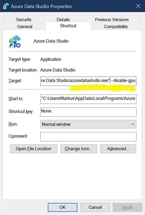 azure data studio profiler save results