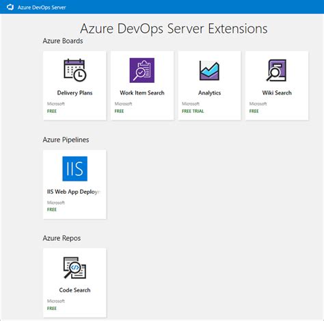 Azure Devops Server Extensions Page On Your Server