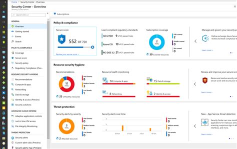 azure security info page