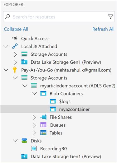 Azure Storage Explorer Azcopy