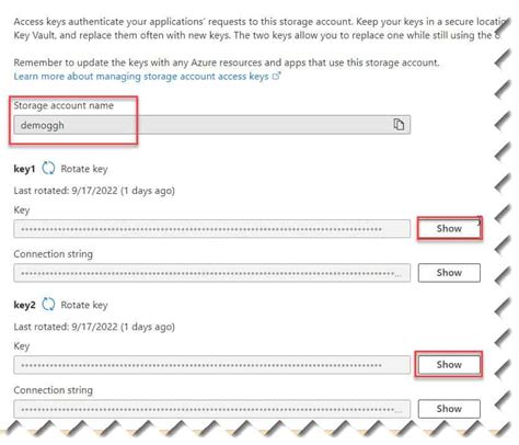 Azure Storage Rest Api Access Key