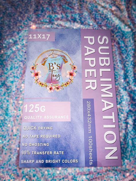 B's Tees Sublimation Paper