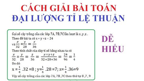 bài tập tỉ lệ thuận nghịch lớp 7