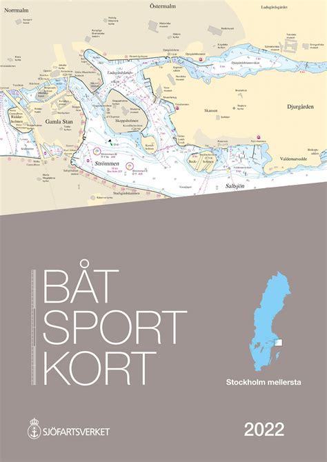 Båtsportkort Eller Sjökort Europa Karta