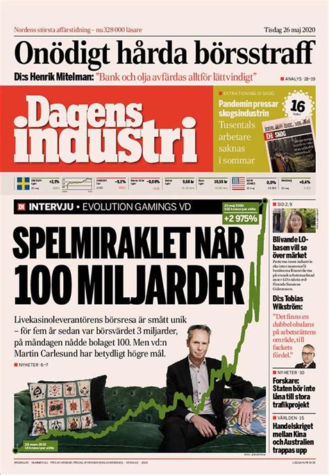 börsen dagens industri nyheter