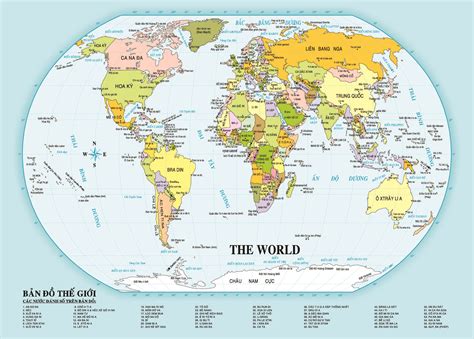 bản đồ châu lục trên thế giới