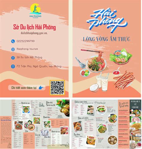 bản đồ foodtour sở du lịch hải phòng