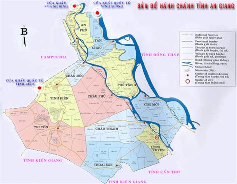 bản đồ thành phố châu đốc