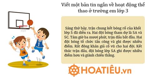 bản tin thể thao lớp 3