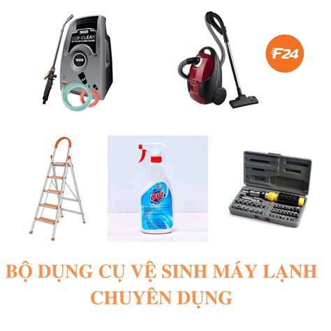 bộ dụng cụ vệ sinh máy lạnh tại nhà