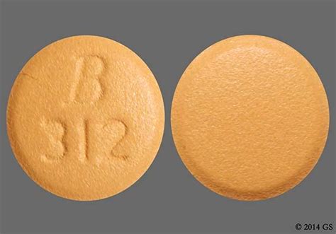 b 312 orange pill