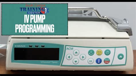 B Braun Iv Pump Tutorial