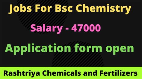 b.sc chemistry jobs chennai