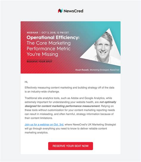 b2c email marketing examples
