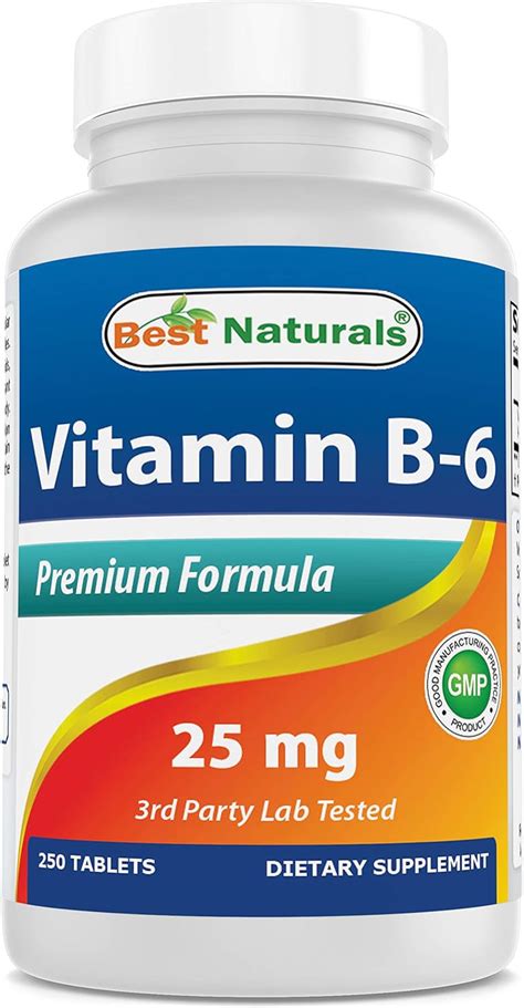 Unlock the Power of Vitamin B6: Discover the Benefits of Taking B6 25 mg Supplements Daily