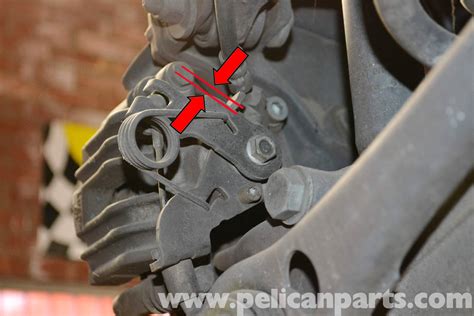 B6 A4 Parking Brake Cable Replacement