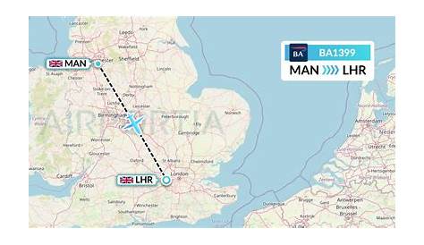 BA1399 Flight Status British Airways Manchester to London