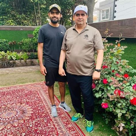 babar azam with father