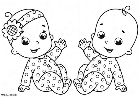 Babies Human Coloring Pages